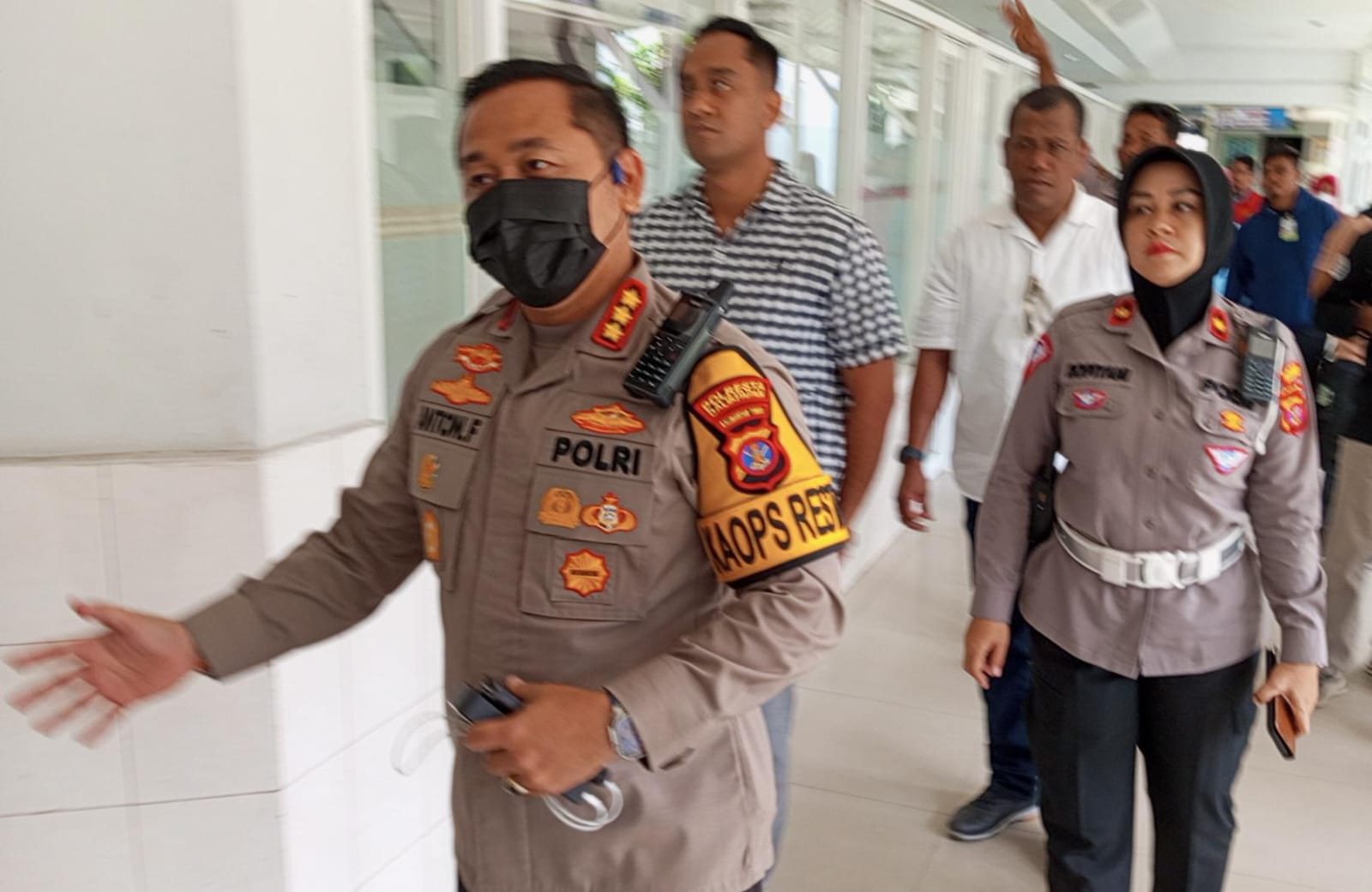 KPPS Dapat Kunjungan dari Bapak Kapolresta Balikpapan di Rumah Sakit Kanujoso Balikpapan "