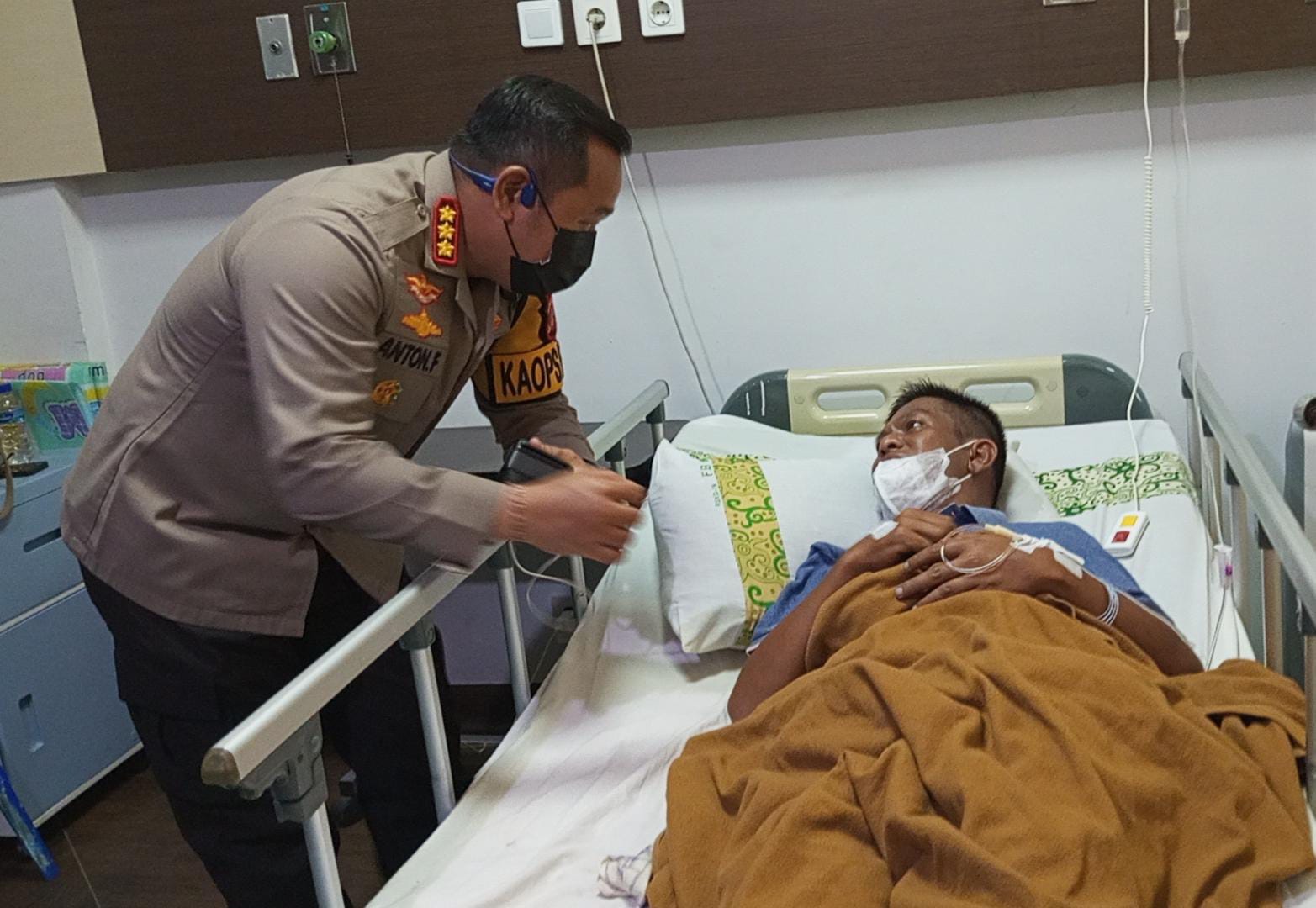 KPPS Dapat Kunjungan dari Bapak Kapolresta Balikpapan di Rumah Sakit Kanujoso Balikpapan "