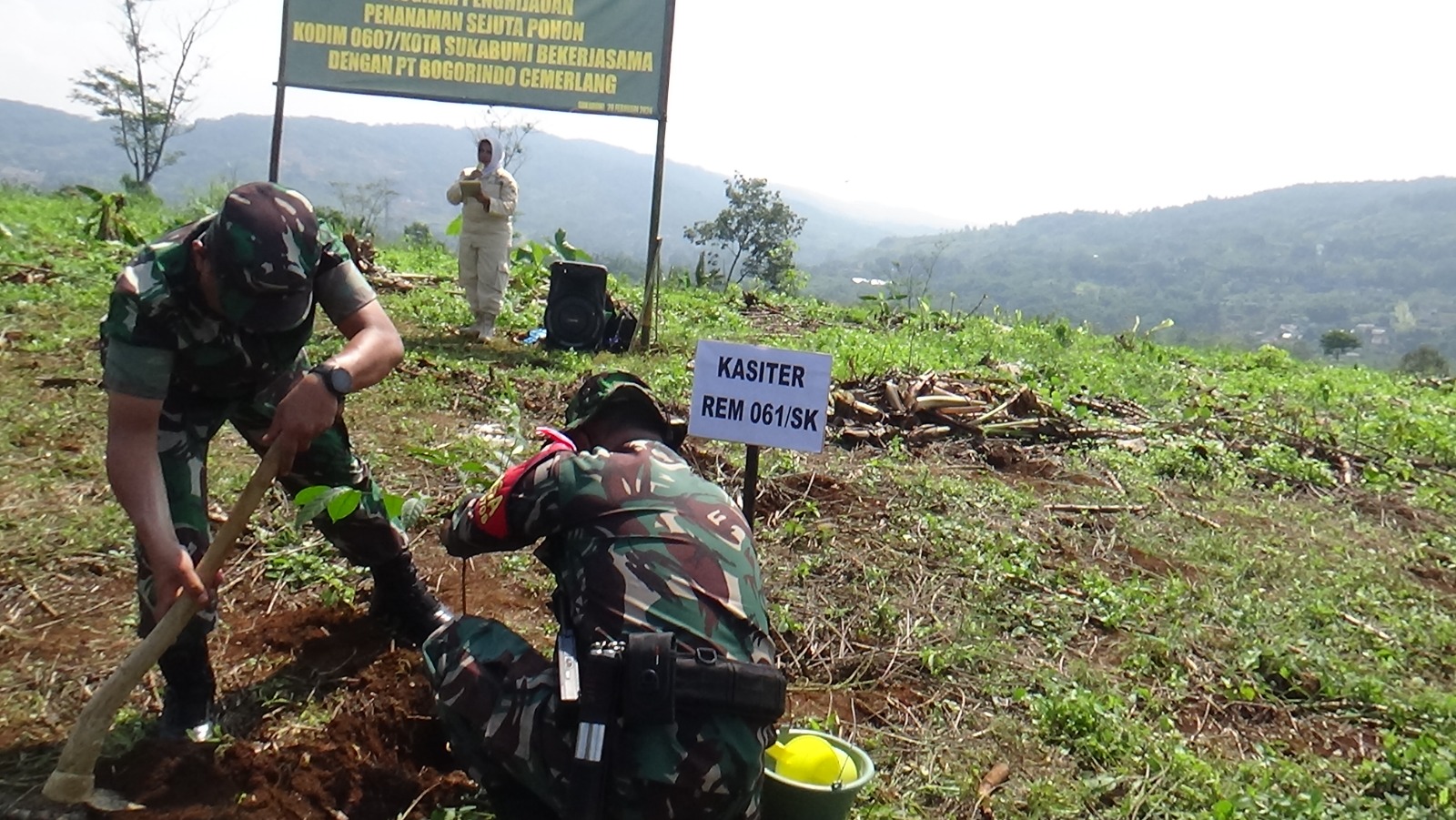 Upacara Pembukaan TMMD ke - 119 Ta. 2024 di Wilayah Kodim 0607/Kota Sukabumi