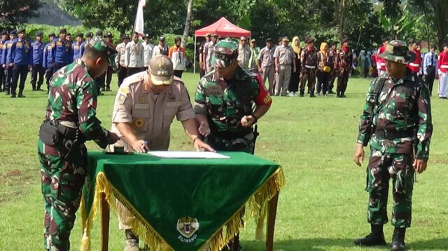 Upacara Pembukaan TMMD ke - 119 Ta. 2024 di Wilayah Kodim 0607/Kota Sukabumi