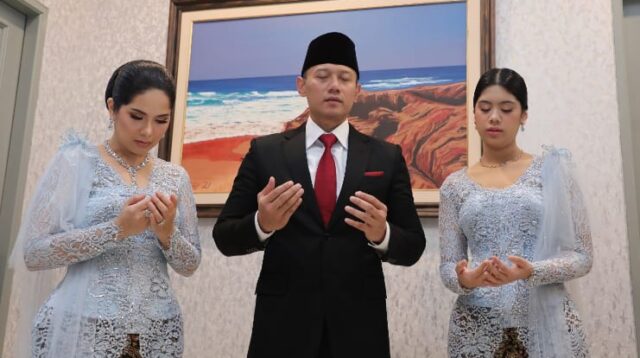 Doa Syukur AHY Usai Dilantik Jadi Menteri ATR/BPN