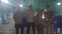 Kapolsek Patia bersama Danramil Panimbang Lakukan Pemantauan Rapat Pleno PPK di Kecamatan Sukaresmi
