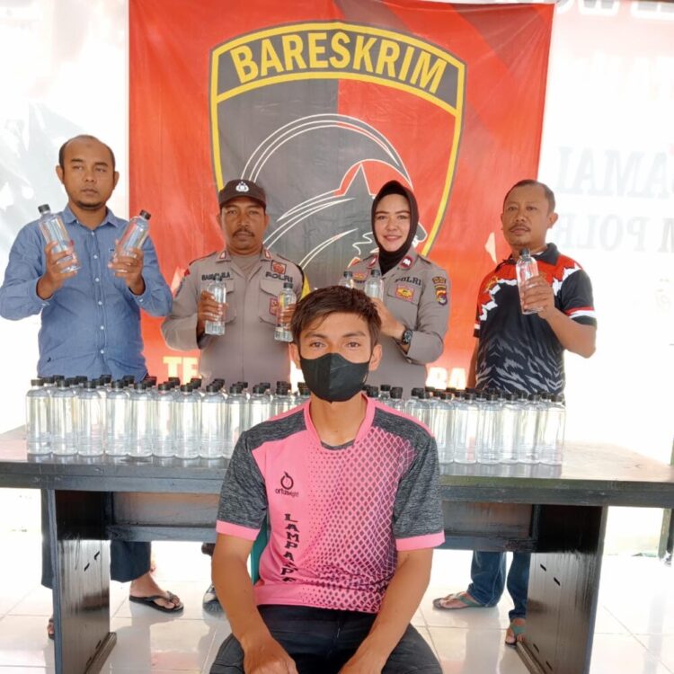Kuasai Miras 91 Botol, Pria 29 Tahun Asal Dara Diamankan Polsek Rasanae Barat