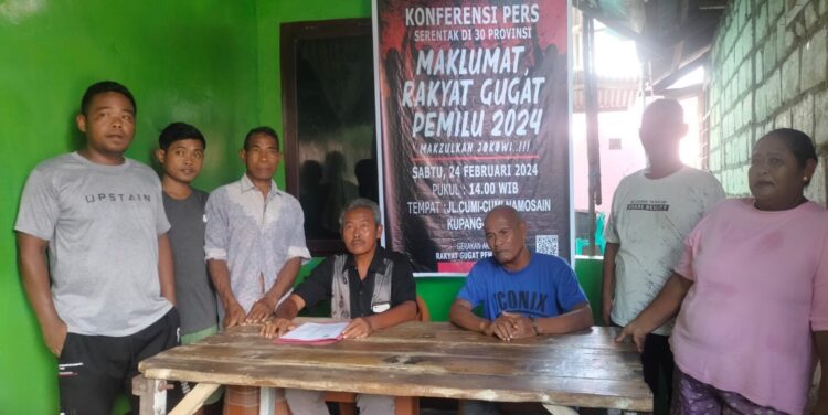 Sikapi Proses Pemilu, Aliansi Masyarakat di NTT Sampaikan Maklumat Rakyat Gugat Pemilu 2024