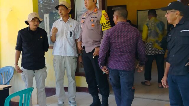 Pantau PSU di Kecamatan Parado Kapolres Bima: Mari Kita Wujudkan Pemilu Damai