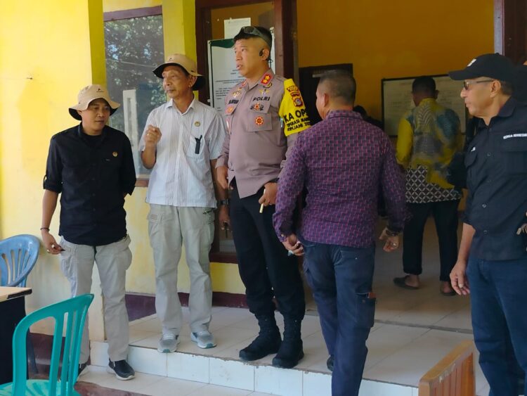 Pantau PSU di Kecamatan Parado Kapolres Bima: Mari Kita Wujudkan Pemilu Damai
