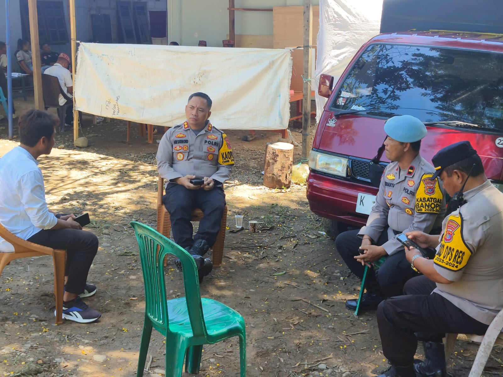 Kapolres Mabar Pimpin Langsung Pengamanan PSU di TPS 016 Wae Waso