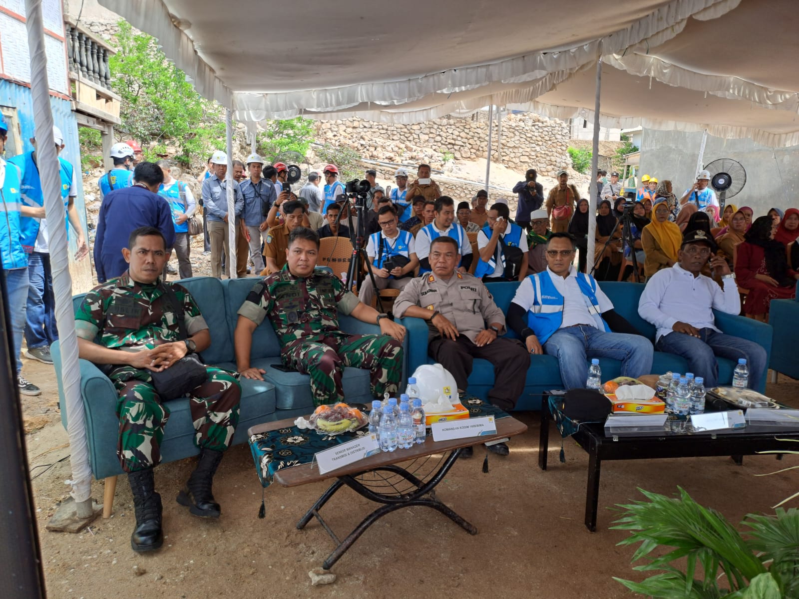 Dandim 1608/Bima Letkol Inf Andi Lulianto S.Kom Hadiri Peresmian Interkoneksi Listrik 24 Jam Desa Bajo Pulo: Langkah Menuju Kemajuan Bersama