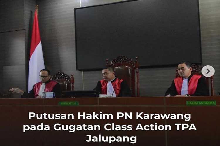 Berikut Putusan Hakim PN Karawang pada Gugatan Class Action TPA Jalupang