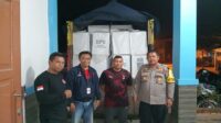 Polres Karawang, Kapolsek Karawang Kota Cek Pendistribusian Logistik Pemilu dari PPK ke PPS Karawang Timur