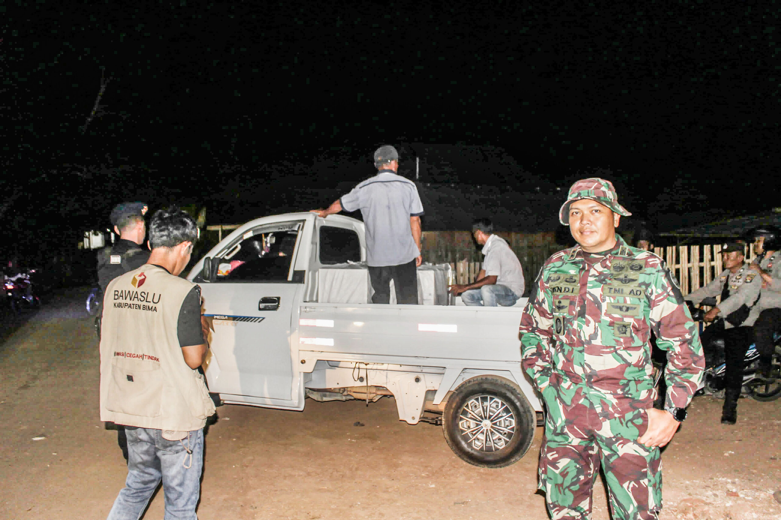 Pengamanan PSU Di Kecamatan Parado Berjalan Lancar, Dandim 1608/Bima Beri Apresiasi