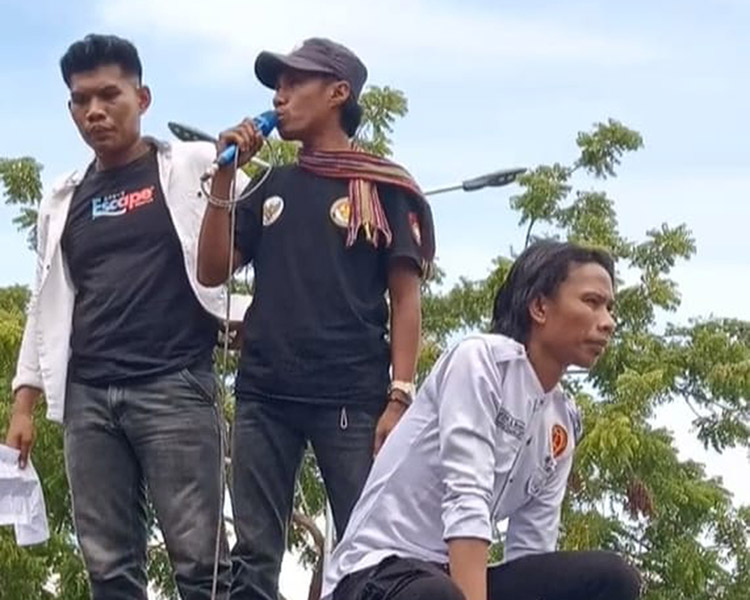 Gas LPG Langka, Koalisi LSM dan Ormas Merakyat Bersatu Demo Pertamia Bima