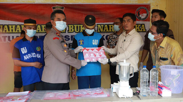 Sat Resnarkoba Memusnahkan Sabu Seberat 23,99 Gram