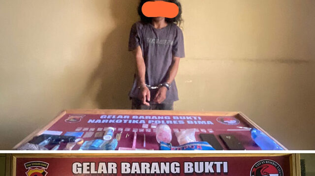 Diduga Edarkan Shabu, Pria Asal Desa Kananta Dibekuk Tim Opsnal Satreskoba Polres Bima