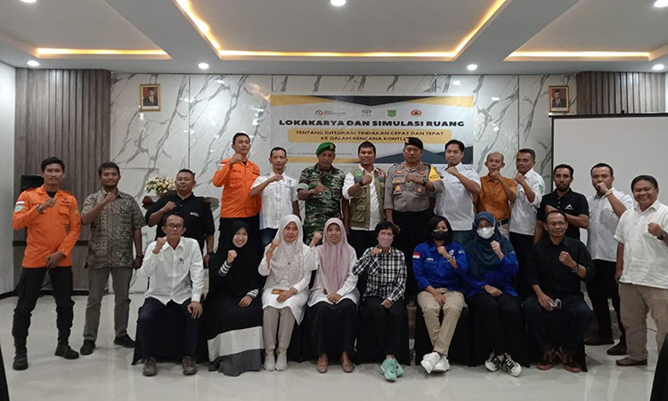 Kapolres Bima di Wakili Kasat Samapta Hadiri Lokarya dan Simulasi di BPBD Kabupaten Bima