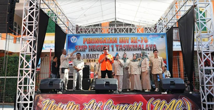 Plt. Kepala Dinas Pendidikan Kota Tasikmalaya Membuka Acara Nesatta Art Concert (NAC)