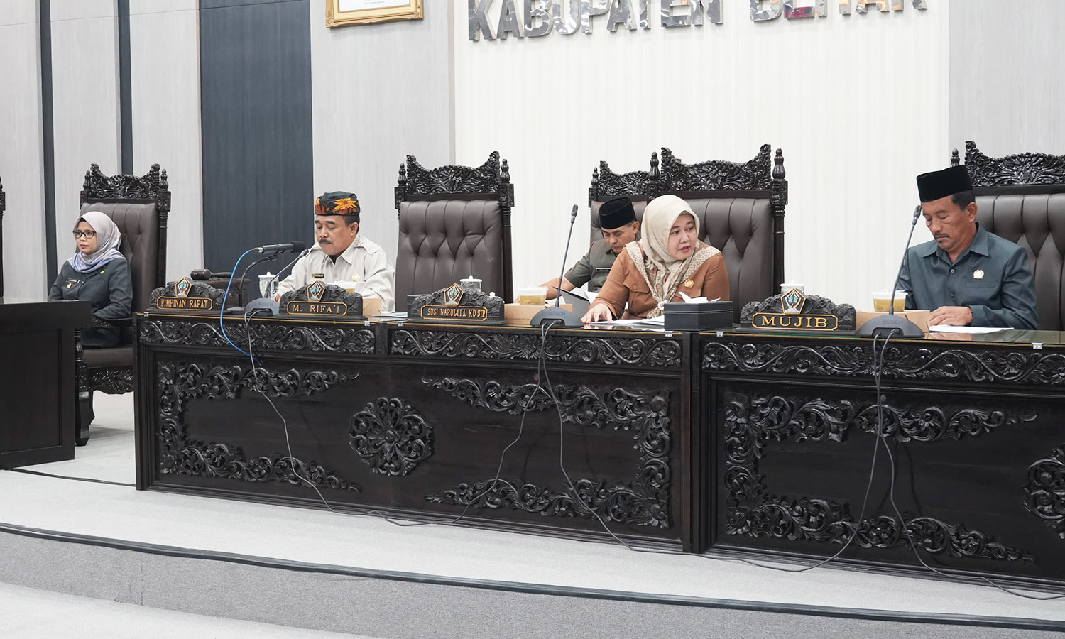 DPRD Kabupaten Blitar Gelar Rapat Paripurna Agenda Penyampaian LKPJ Bupati Tahun 2023