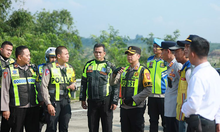 Kapolres Sukabumi Cek Lokasi Titik Wilayah Utara Sukabumi Jelang Arus Mudik Lebaran