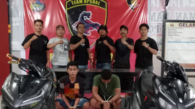 Dua Pelaku TIPUGELAP Sepeda Motor Asal Dompu, Berhasil Ditangkap Team Opsnal Polsek Rasanae Barat