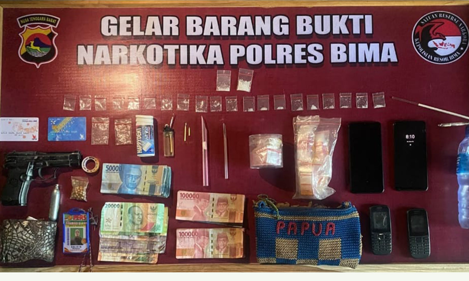 Diduga Edarkan Shabu, Pria Asal Desa Kananta Dibekuk Tim Opsnal Satreskoba Polres Bima