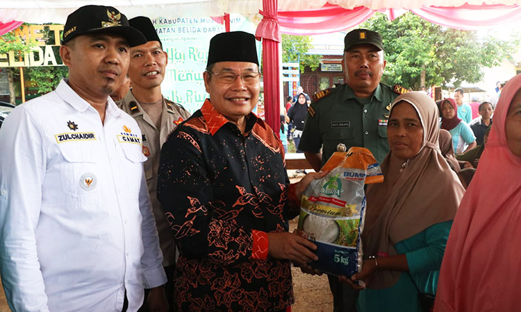 Gempur ! Turunkan Angka Inflasi, Pemkab. Muara Enim Kembali Laksanakan GPM di Kec. Belida Darat