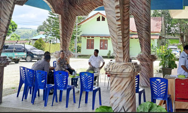 Kapolres Sumba Barat Pantau Langsung Pelaksanaan Rapat Pleno Pemilu 2024 Tingkat Kabupaten Sumba Barat