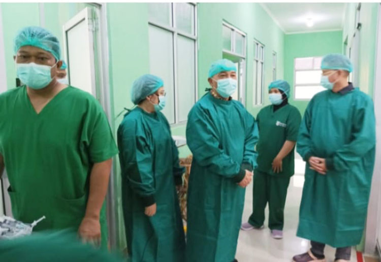 Pj bupati Tanggamus Hadiri Bakti Sosial Operasi Bibir Sumbing, Dalam Rangka Ulang Tahun Kabupaten Tanggamus ke-27