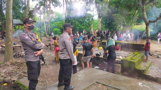 Wujud Pelayanan Prima, Polsek Madapangga Laksanakan Patroli Pengamanan Wisata