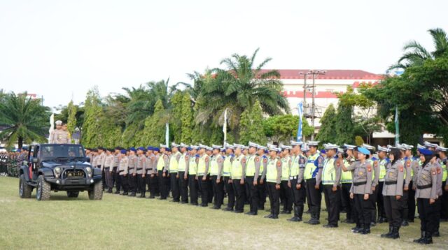 Polda Kaltim Apel Gelar Pasukan Operasi Keselamatan Mahakam T.A 2024 dan Pencanangan Aksi Keselamatan Jalan
