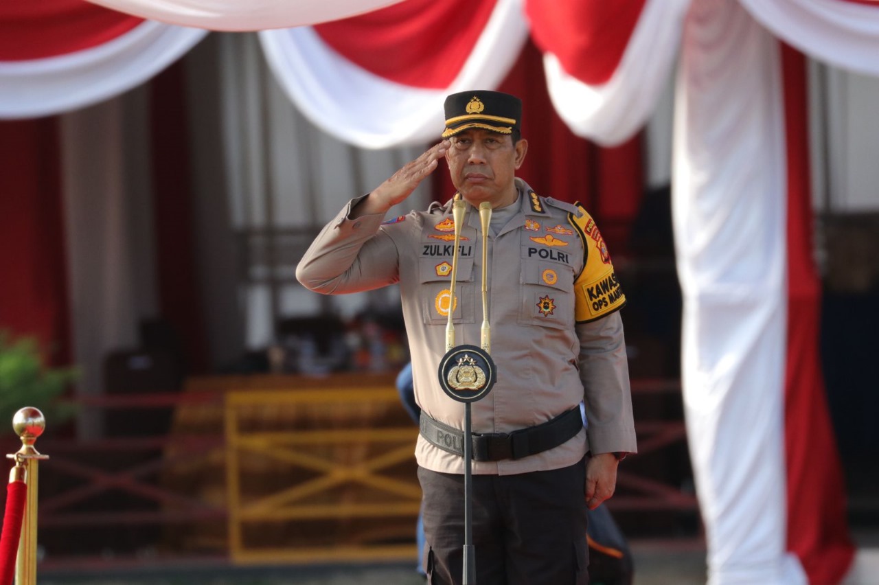 Polda Kaltim Apel Gelar Pasukan Operasi Keselamatan Mahakam T.A 2024 dan Pencanangan Aksi Keselamatan Jalan