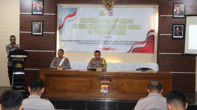 Kapolres Bima di Wakili Wakapolres Pimpin Latpra OPS Keselamatan Rinjani 2024