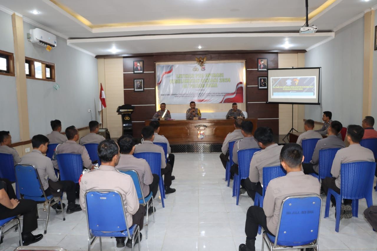 Kapolres Bima di Wakili Wakapolres Pimpin Latpra OPS Keselamatan Rinjani 2024