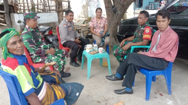 Babinsa dan Bhabinkhatibmas Sambangi Rumah Warga Binaan