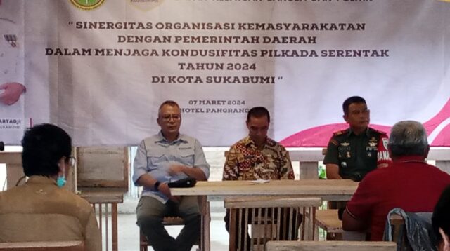 Badan Kesatuan Bangsa Dan Politik Kota Sukabumi Mengadakan Kegiatan Pembinaan Organisasi Kemasyarakatan Tahun 2024
