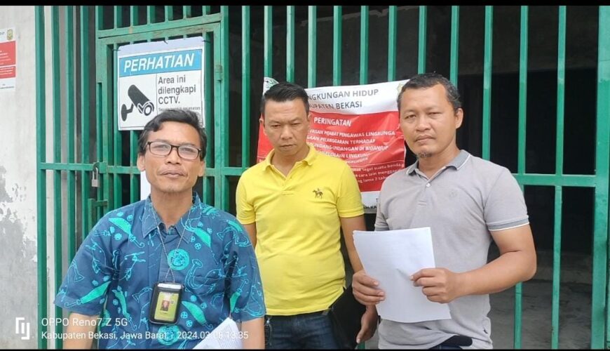 CV MGJ Meminta DLH Kabupaten Bekasi untuk Membuka Kembali Kegiatan Usahanya