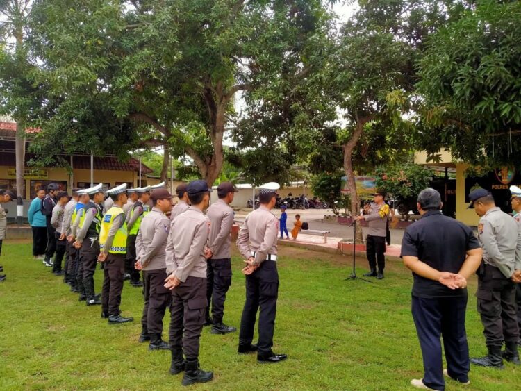 Siwas Polres Bima, Laksanakan Pengawasan dan Monitoring Apel Persiapan Operasi Keselamatan Rinjani 2024