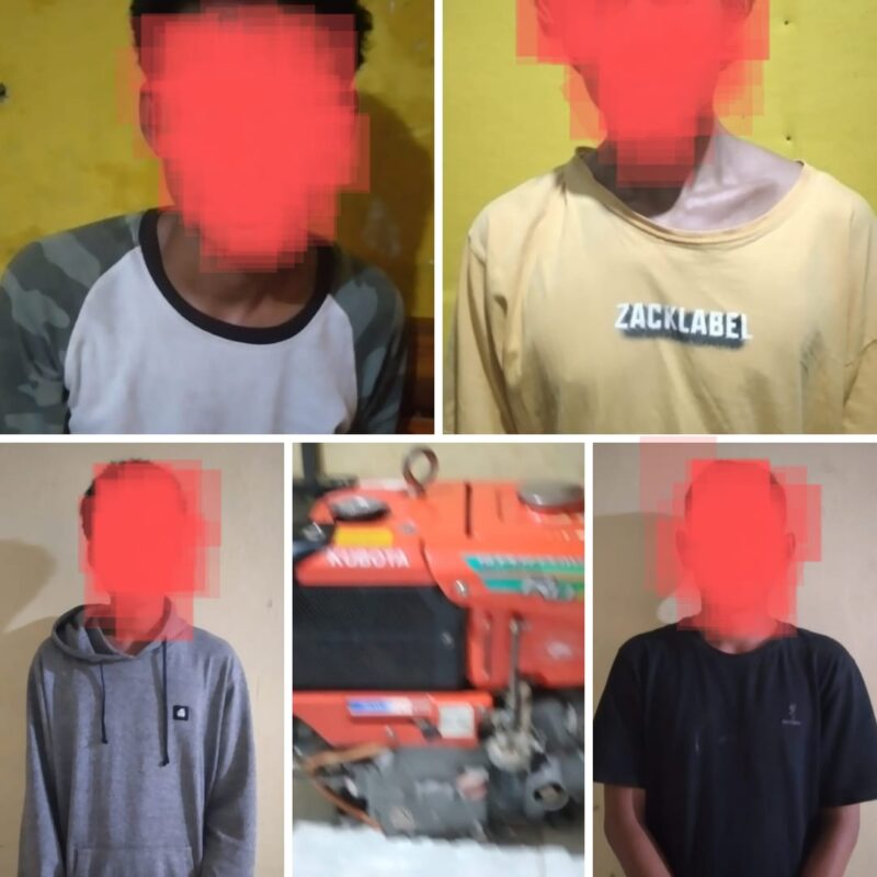 Sempat Buron Empat Orang Sindikat Pencurian Berhasil Dibekuk Timsus Polsek Woha