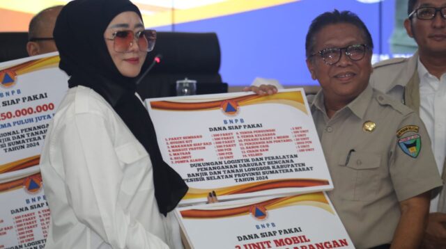 Berkat Usulan Lisda Hendrajoni ke BNPB RI, Pessel Terima DSP Rp 350 Juta