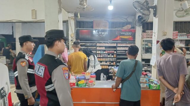 Polsek Sepaku Gelar Patroli Dialogis Jaga Kamtibmas Menjelang Bulan Suci Ramadhan