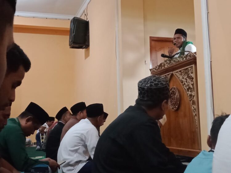 Dalam Ceramahnya, Ustad Maskur Kadir, S.Sos.I Sampaikan, Memperbanyaklah Ibadah Shalat Pada Bulan Suci Ramadhan