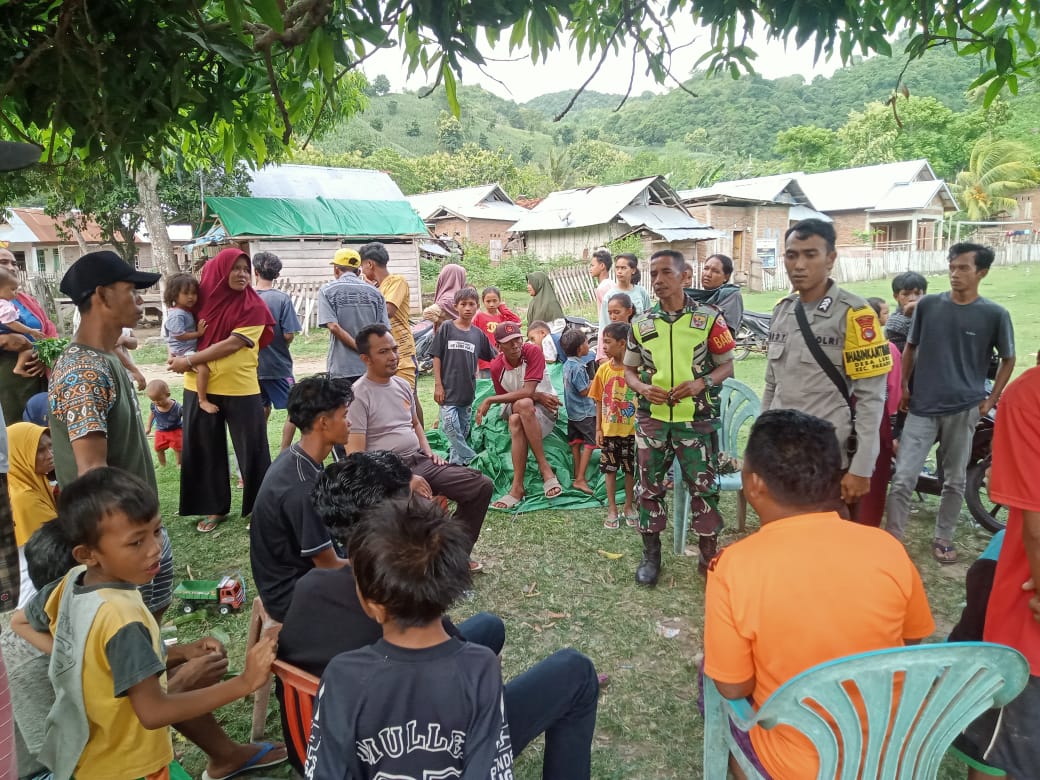Babinsa dan Bhabinkamtibmas Desa Lere Berhasil Menangkap Pengedar Narkoba