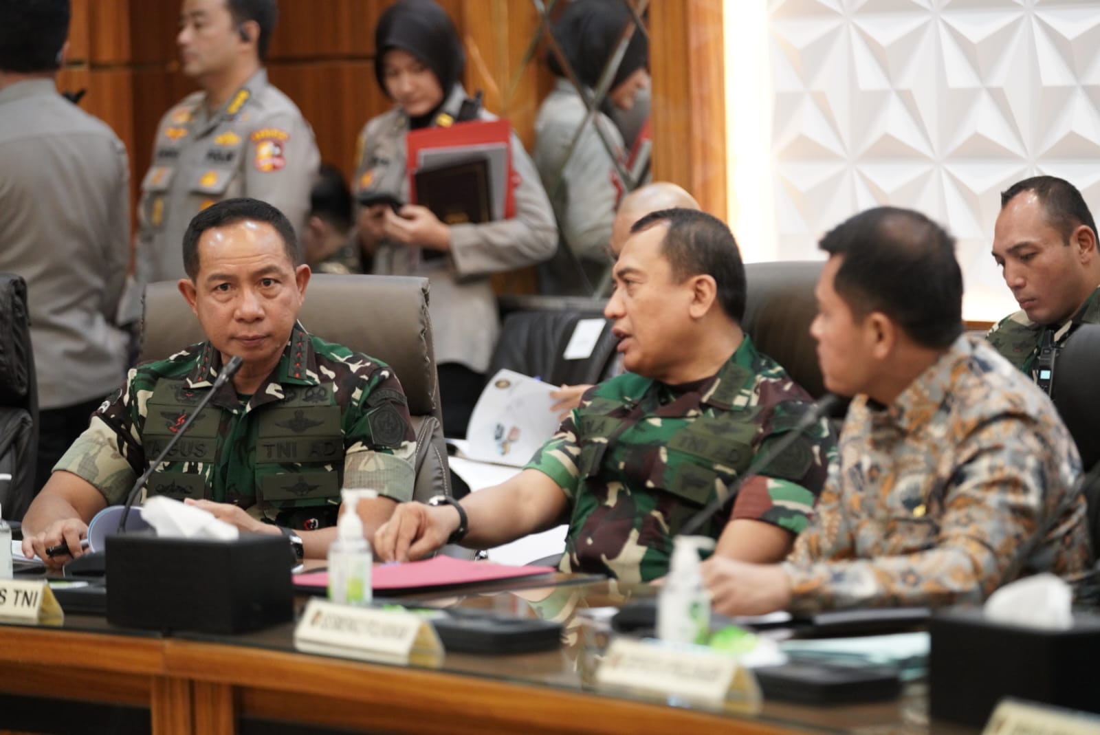 Panglima TNI Hadiri Rapat Koordinasi Tingkat Menteri Bahas Situasi Pasca Pemilu