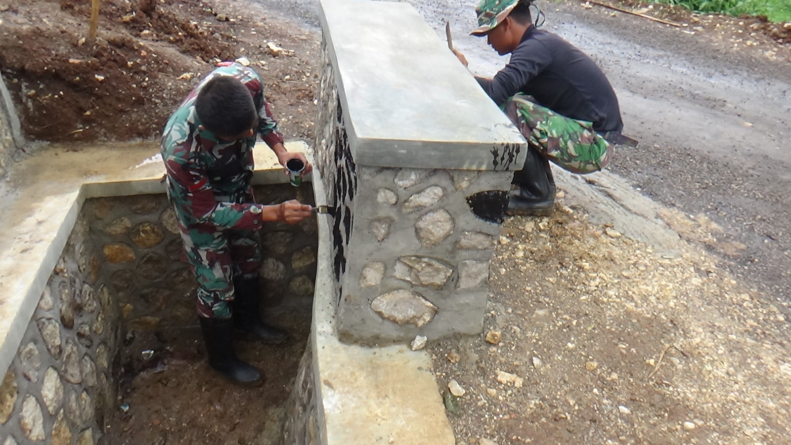 Pastikan Selesai Tepat Waktu Dansatgas TMMD Ke-19 Pantau Terus Sasaran Fisik