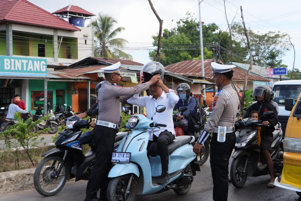 Operasi Keselamatan, Polisi Temukan Banyak Pengendara Tidak Menggunakan Helm SNI