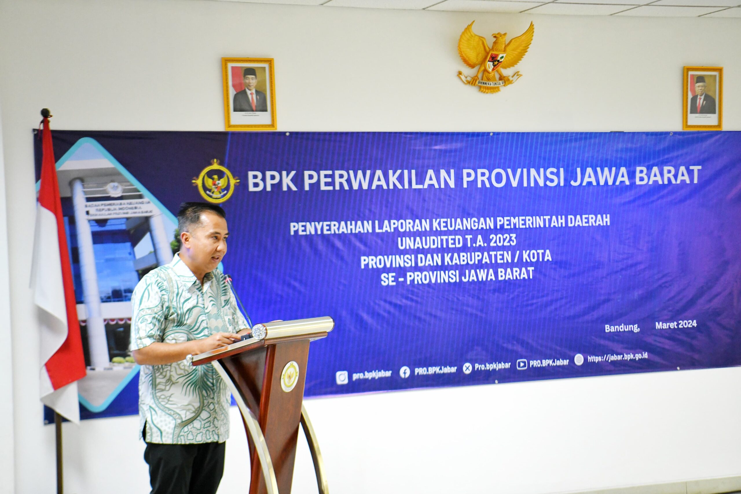 Bey Machmudin Serahkan LKPD "Unaudited" ke BPK RI Diharapkan Jabar Meraih WTP ke-13 Kali