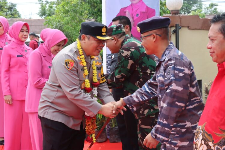 Kunker ke Polsek Muara Jawa, Ini Yang Menjadi Penekanan Kapolres Kutai Kartanegara