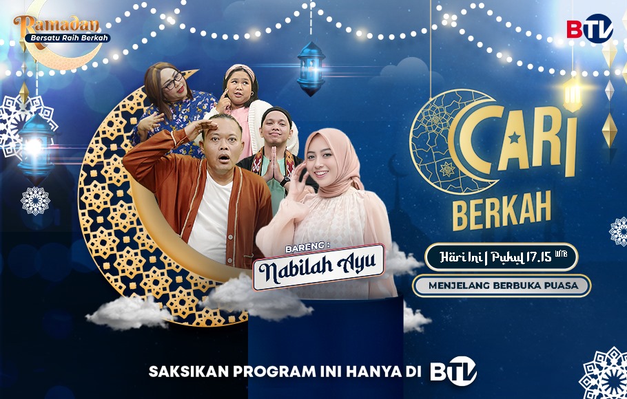 Cari Berkah BTV : Nabilah Ayu Jadi Orang Ketiga Antara Sule dan Mimin Eva