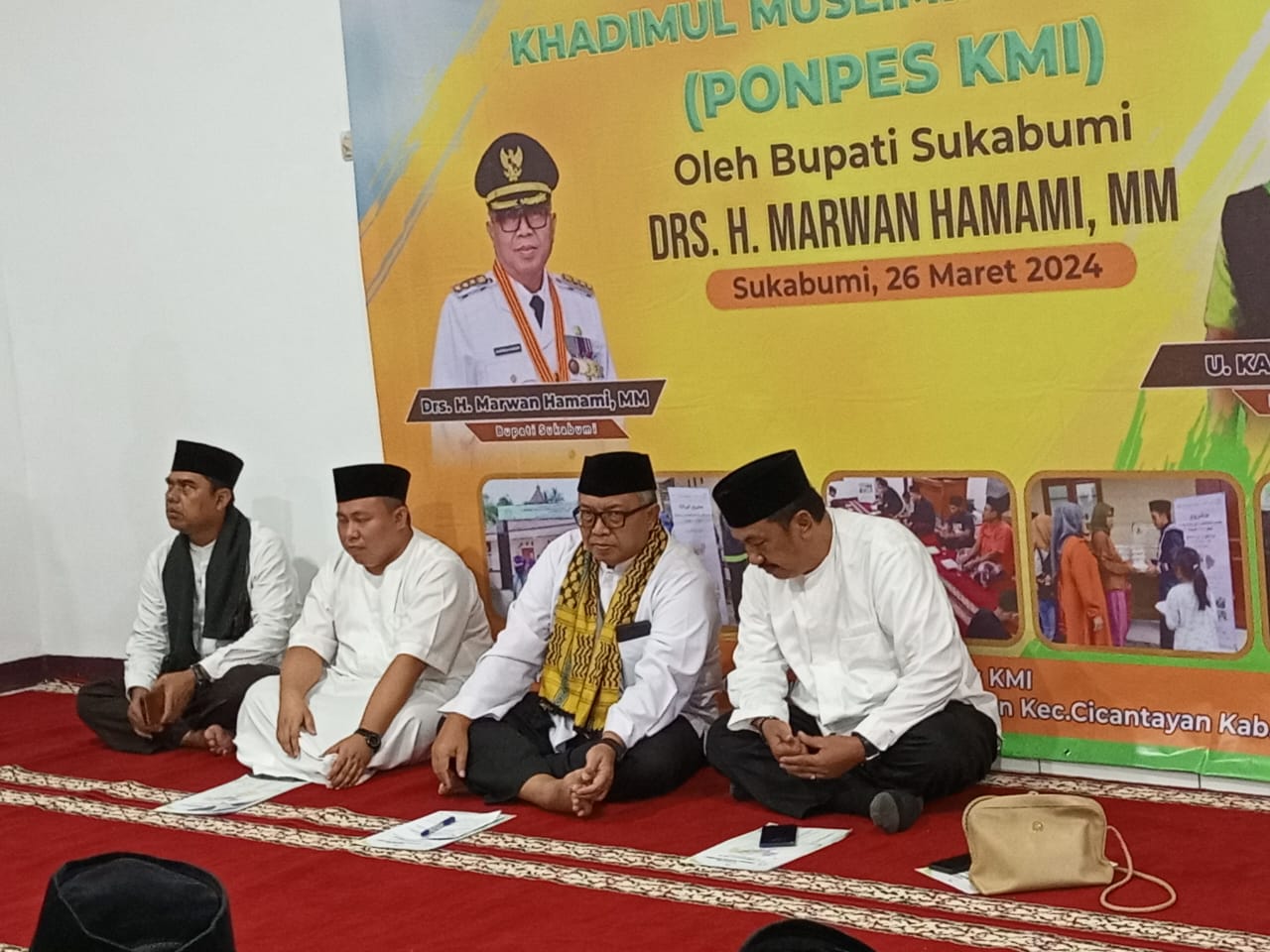 Didampingi Calon Bupati Sukabumi, Asep Japar, Ketua UKA Group Bersama Bupati Sukabumi Meresmikan Ponpes Moderen KMI