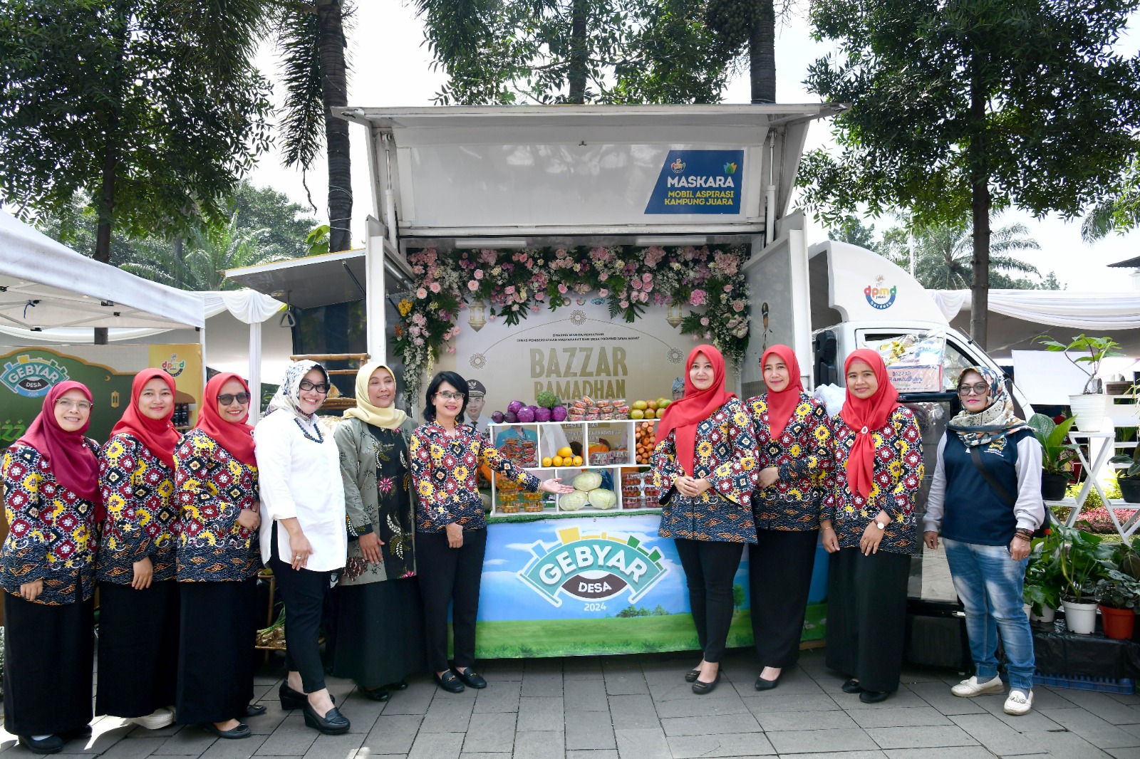 Dharma Wanita Gelar Bazar Murah Ramadan di Gedung Sate