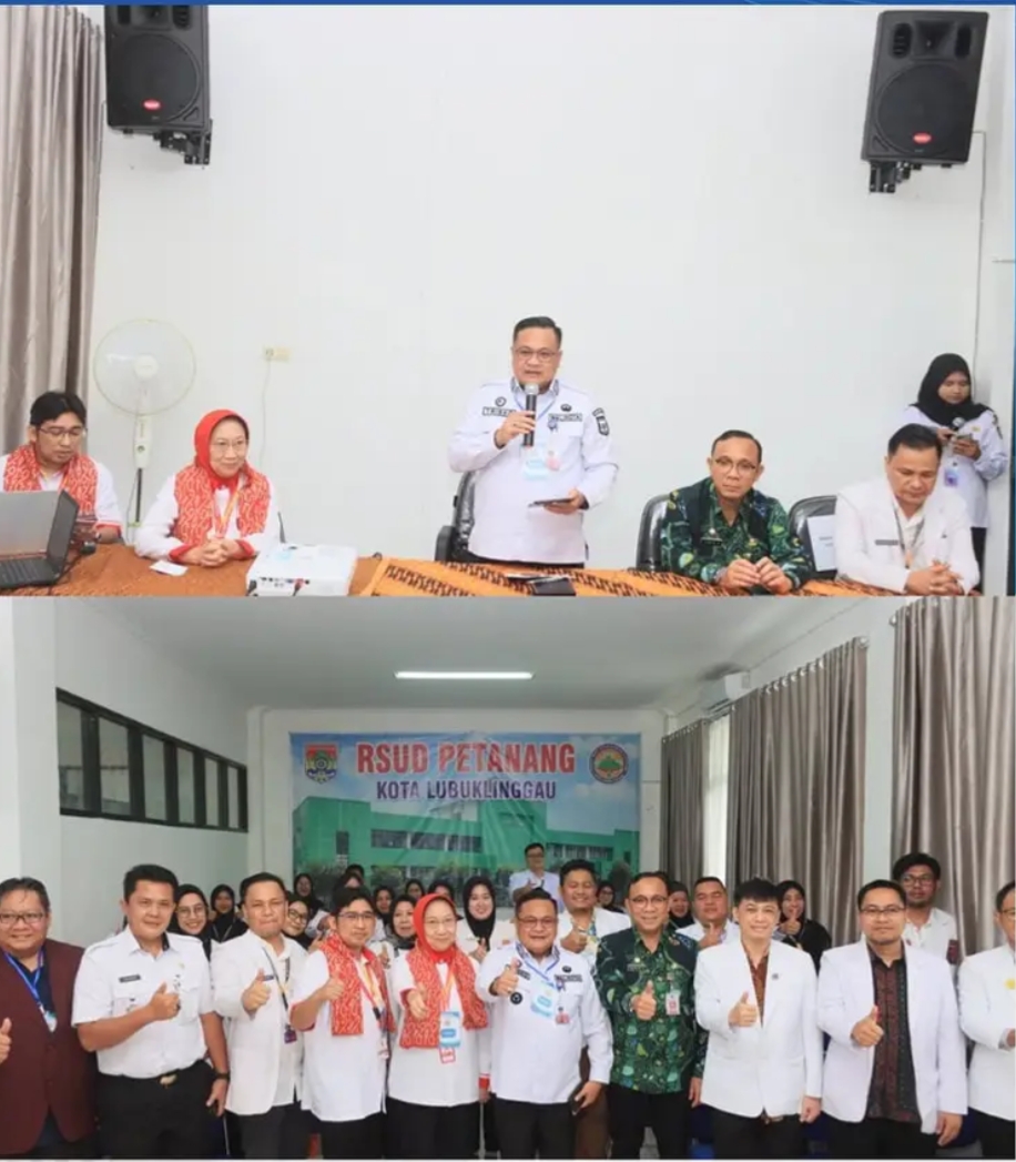 Pj Wali Kota Lubuklinggau, H Trisko Defriyansa Hadiri Pembukaan Akreditasi Rumah Sakit Umum Daerah (RSUD) Petanang